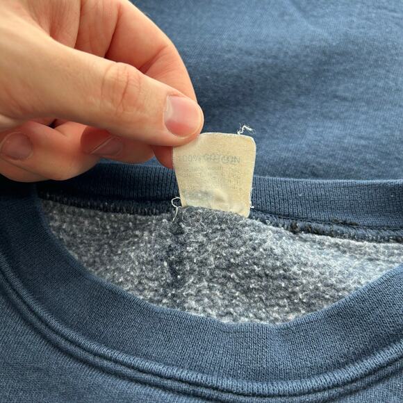 Vintage 90s Womens sz XL Washington DC Embroidered Crewneck Sweatshirt USA Thick - Picture 4 of 7